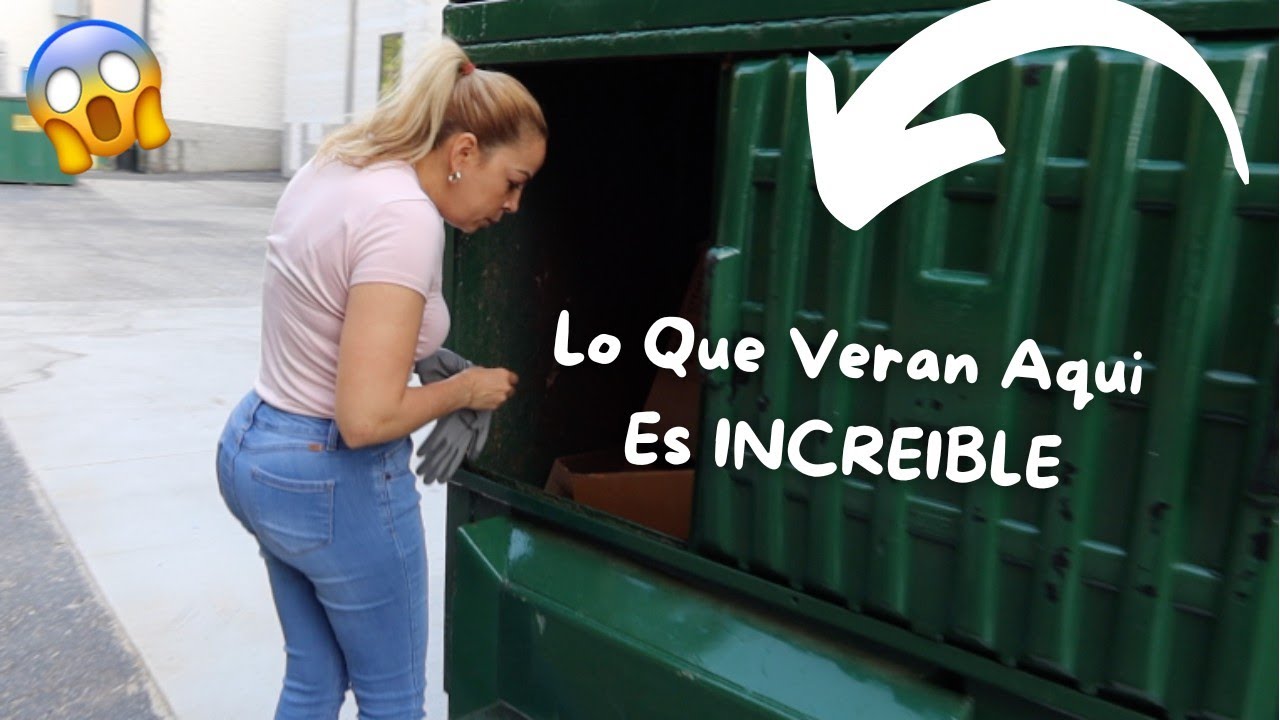 LAS TIRARON SIN TOCAR A LA BASURA VEAN INCREIBLE😱😳🇺🇸#NoemyBLaSalvadoreña