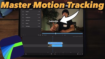 How To MOTION TRACK A TEXT | Lumafusion 2.4 Tutorial