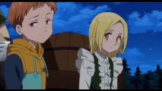 Ban molesta a Elaine enfrente de King | nanatsu no taizai