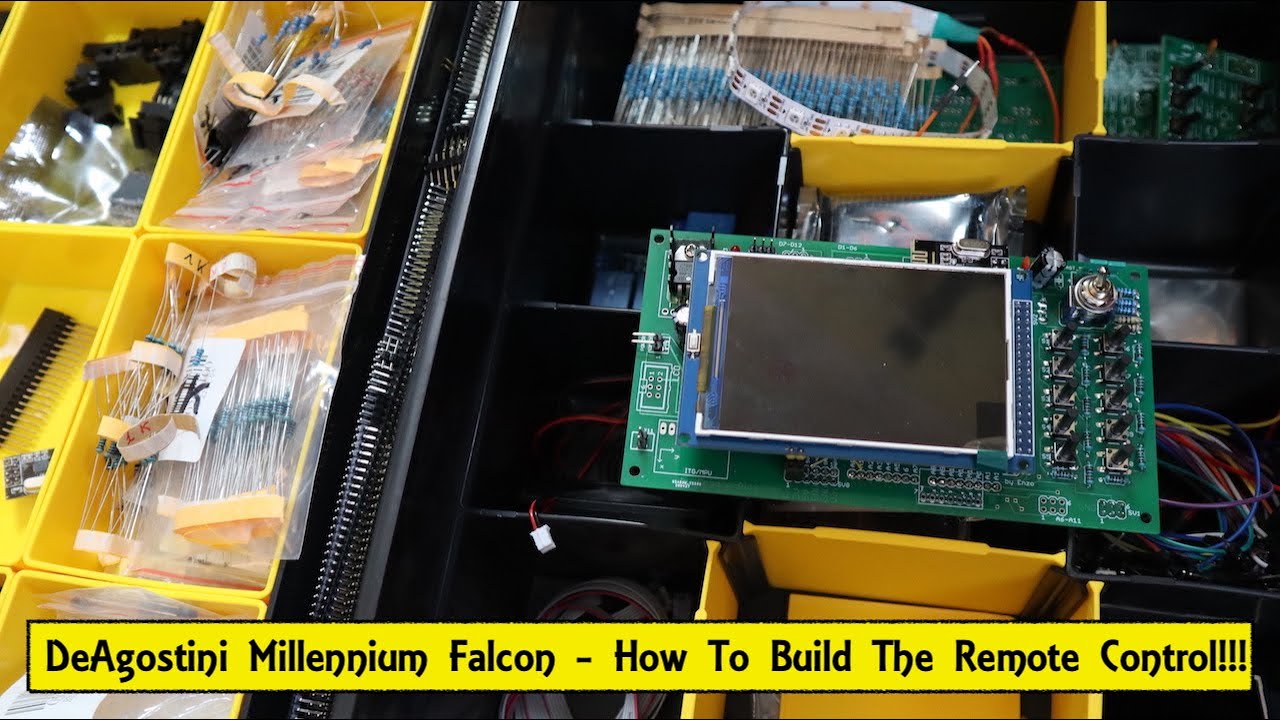 DeAgostini Millennium Falcon How To Build The Remote Control!!! YouTube