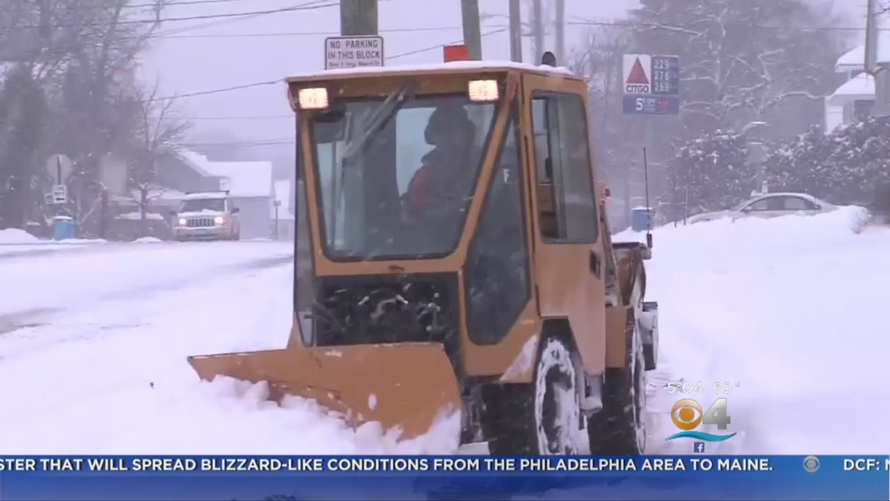 Major Winter Storm Blanketing The Northeast - YouTube
