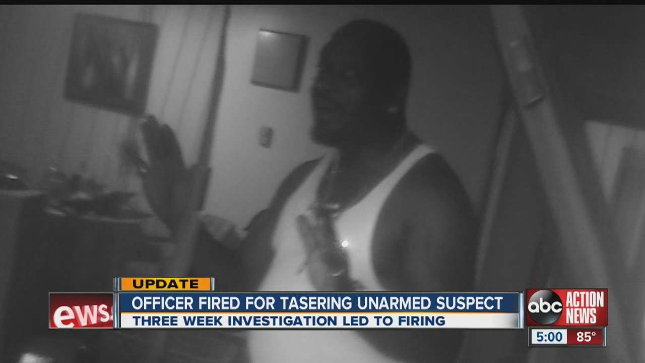 5PM Zephyrhills officer fired over use of stun gun YouTube