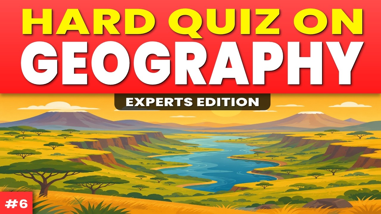 Hard Geography Quiz Part 6 🌍 Can You Score 20/25? - YouTube