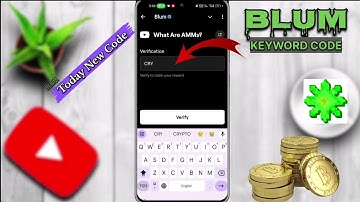 What Are AMMs BLUM Code || What Are AMMs BLUM Code  || BLUM Keyword Unlocked Now🔓✅