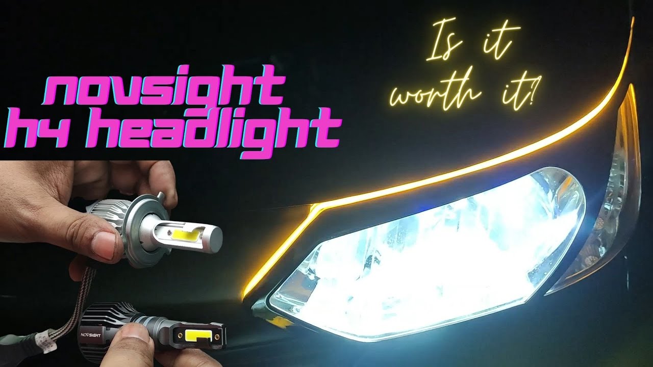 How to install led headlight bulbs - H4/9003 - Novsight Auto Lighting 
