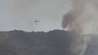Incendio forestal en El Villar de Puertollano