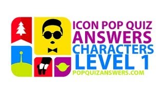 Icon Pop Quiz Answers (Characters) Level 1 for iPhone, iPad, Android screenshot 2