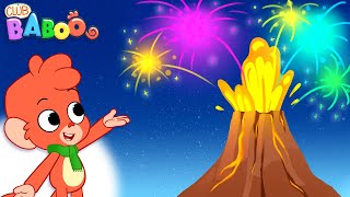 Happy New Year! | Club Baboo | Dinosaur Fireworks | Learn Dinosaurs for Kids