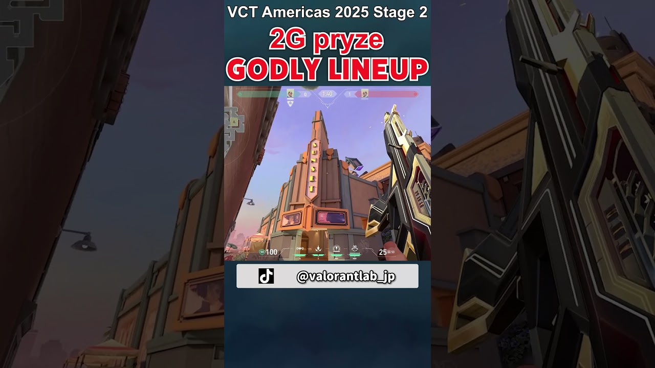 Recon Bolt lineup on Sunset used by 2G pryze in VCT Americas 2025 Stage 2 