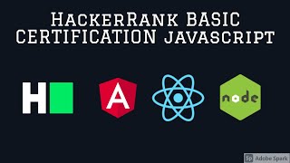 HackerRank Javascript Basic Certification