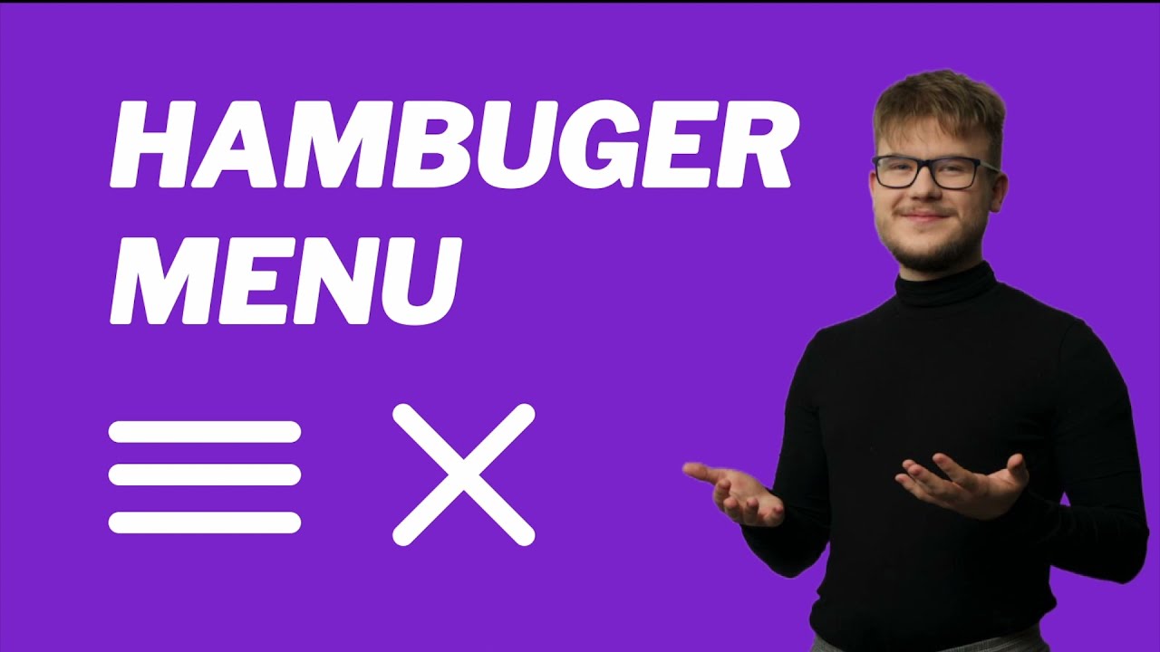 Jak zrobić Hamburger Menu - Javascript w praktyce