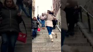 Stairs dance/Joker with Jewish motives #newyork #bronx 💃