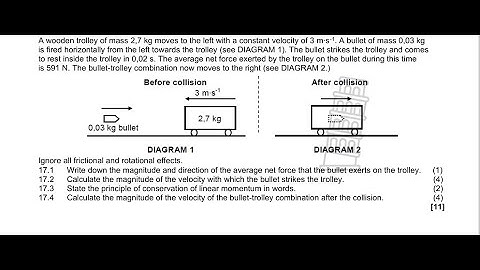 GRADE 12|PHYSICS|MOMENTUM AND IMPULSE|EXAM QUESTION 2