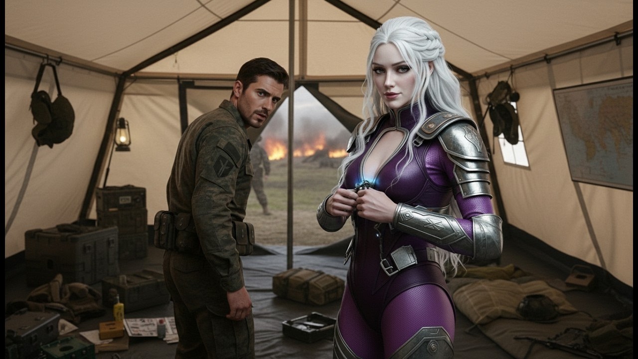 El general alienígena entró en mi tienda, me preguntó si estaba solo… y comenzó a quitarse la armadu