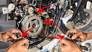 Bajaj pulsar 220 Bs4 Clutch pressing makes cracking noise