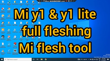 how to flash MI Y1 & Y1 lite MI flash tool MI logo solution