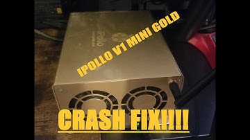 IPOLLO V1 MINI CRASH FIX!!!
