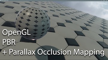 OpenGL - PBR + parallax occlusion mapping