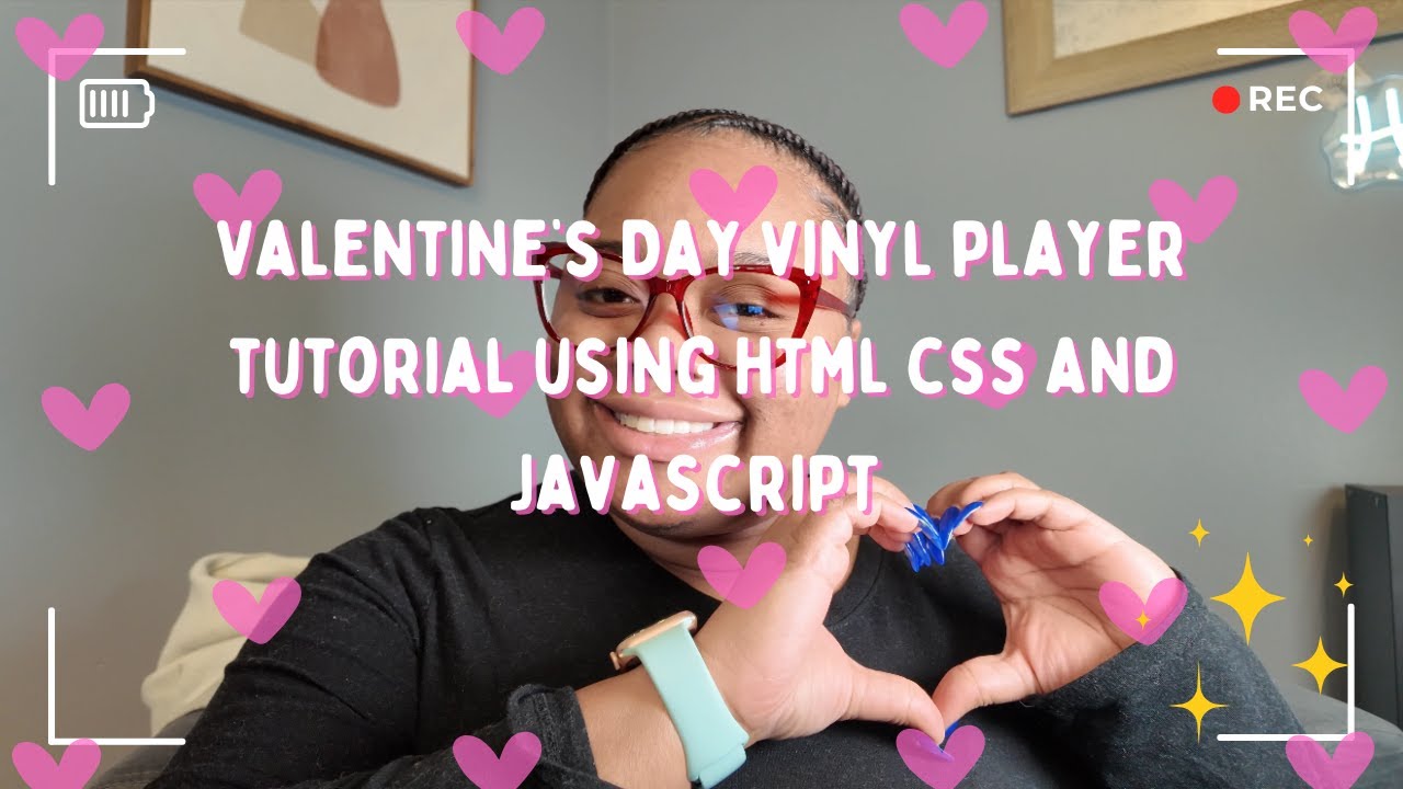 Valentine’s Day Vinyl Player with HTML, CSS, & JavaScript - YouTube
