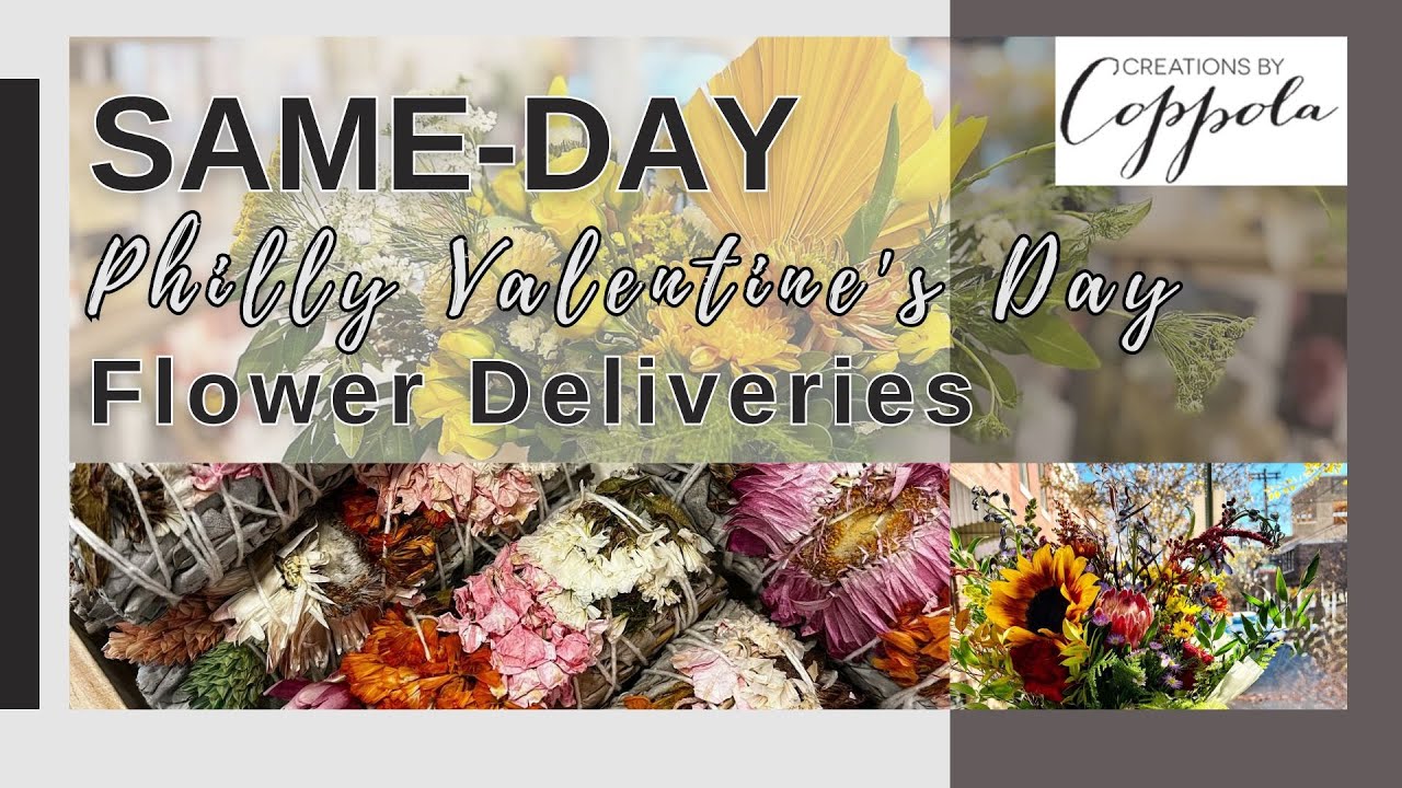 Same day Philly Valentine's Day Flower Deliveries YouTube