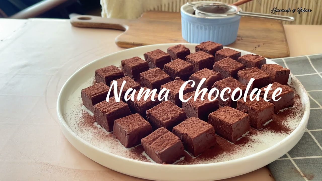 Nama Chocolate （ Low Carbs Recipe） Bitter dark chocolate -  Royce copycat
