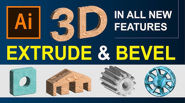 How to learn 3d Extrude and Bevel in all new features I New Effect in 3d design