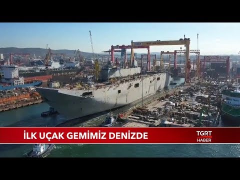 İlk Uçak Gemimiz TCG Anadolu Denizde