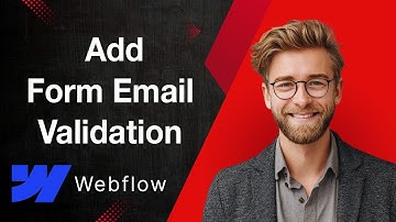 How To Add Form Email Validation In Webflow Easy [2025 Guide]