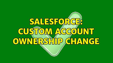 Salesforce: Custom Account Ownership Change (2 Solutions!!)