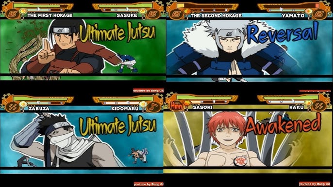 Naruto Shippuden Ultimate Ninja 5 All Linked Reversal Ougis and Awakened  Ultimate Jutsu (720p) on Make a GIF