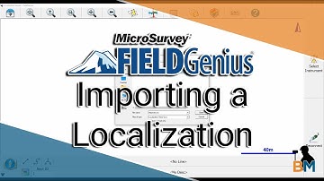 MicroSurvey FieldGenius How To: Importing a Localization File | Bench Mark