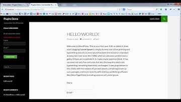 Email subscribers wordpress plugin how to update default alert message from subscription box
