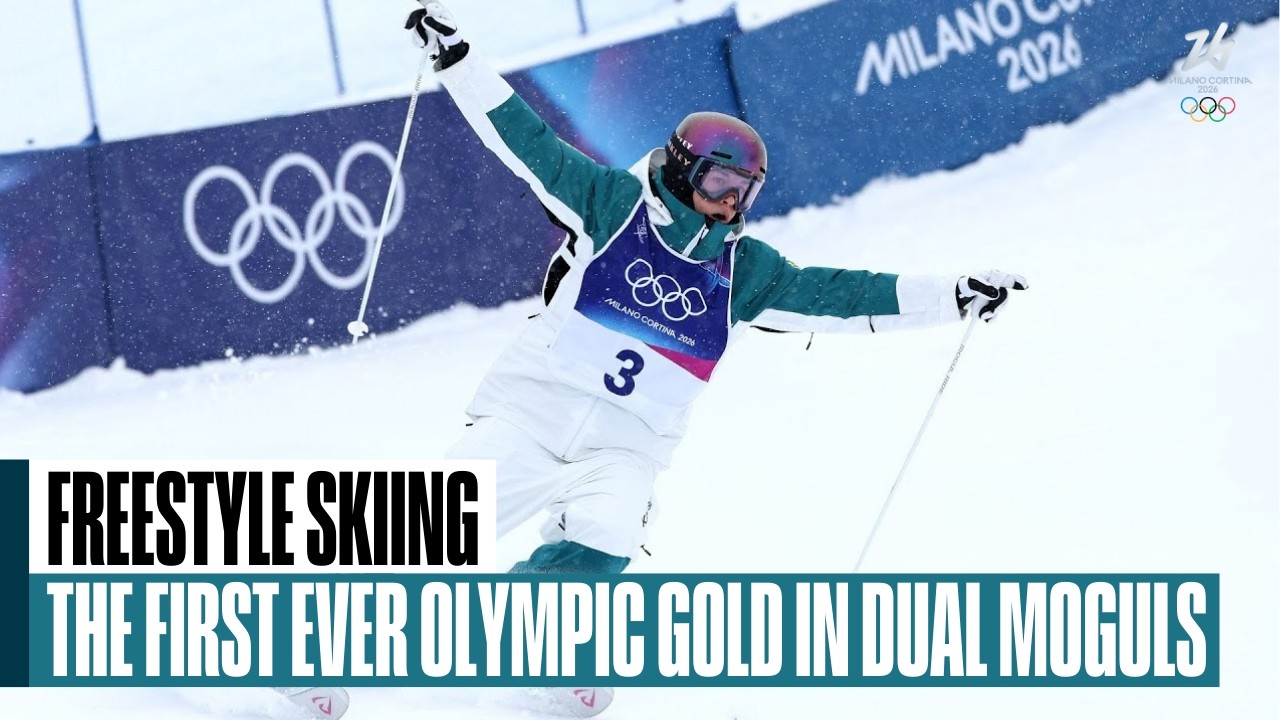 Anthony wins dual moguls gold; Kauf, Lemley round out podium - YouTube