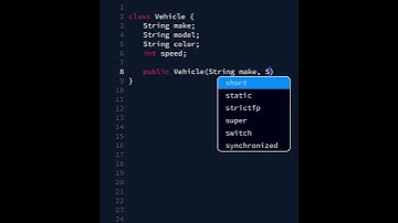 Java OOP Tutorial - Part 1: Superclass (Vehicle Class) #Java #Programming Coding
