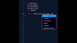 Java OOP Tutorial - Part 1: Superclass (Vehicle Class) #Java #Programming Coding