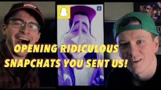 Opening FUNNY Snapchats From Fans Guide