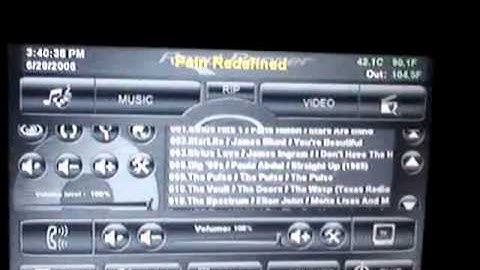 Road Runner CarPC Front End on my RX-8