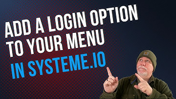 How to Find the Login URL and Add a Login Option in Systeme.io