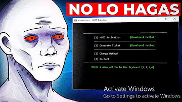 La VERDAD de ACTIVAR WINDOWS DE FORMA PIRATA