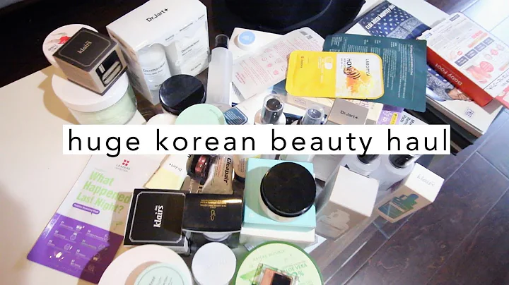 MASSIVE Korean Beauty Haul  Dr. Jart, CosRX, Klair...