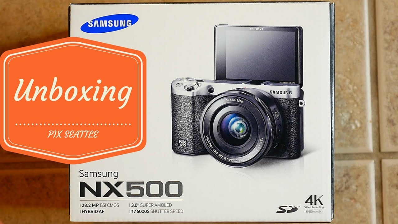 Samsung NX500 Camera Unboxing & Overview: From PIX 2015 in Seattle