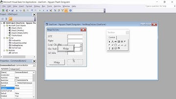 Bài 34 Form sử dụng Textbox và Combobox thêm dữ liệu vào Excel Phần 1