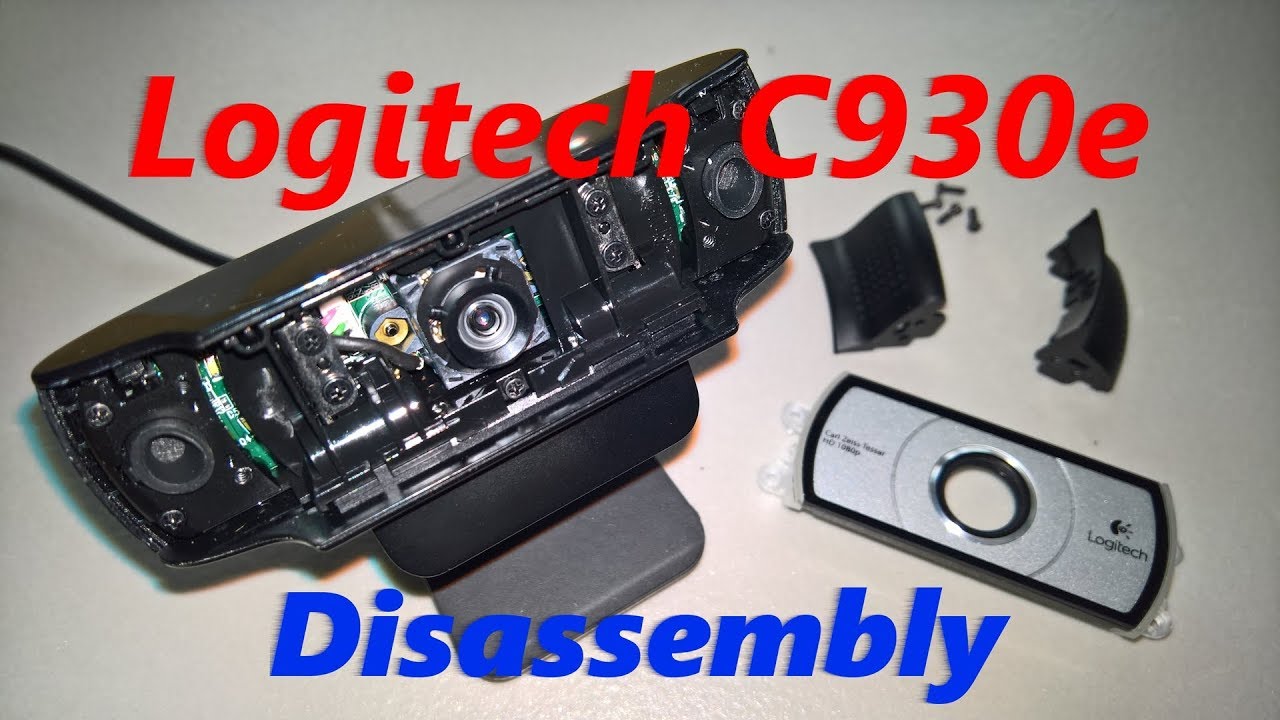 Logitech c930e / C920 - Disassembly - Cleaning the glass - YouTube