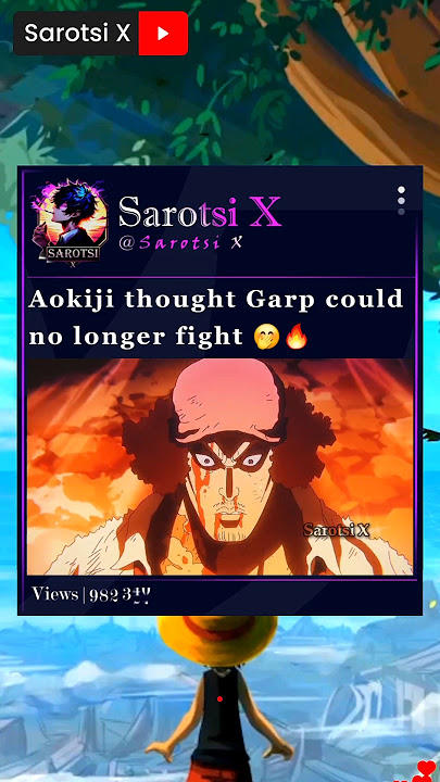 Don't underestimate Garp 🤫 #Garp #Aokiji #Onepiece