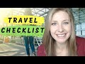 What to look up before International Travel |  Research Checklist 2024