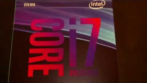 ASMR Unboxing - Intel Core i7-9700K Boxed LGA1151 (Silent)
