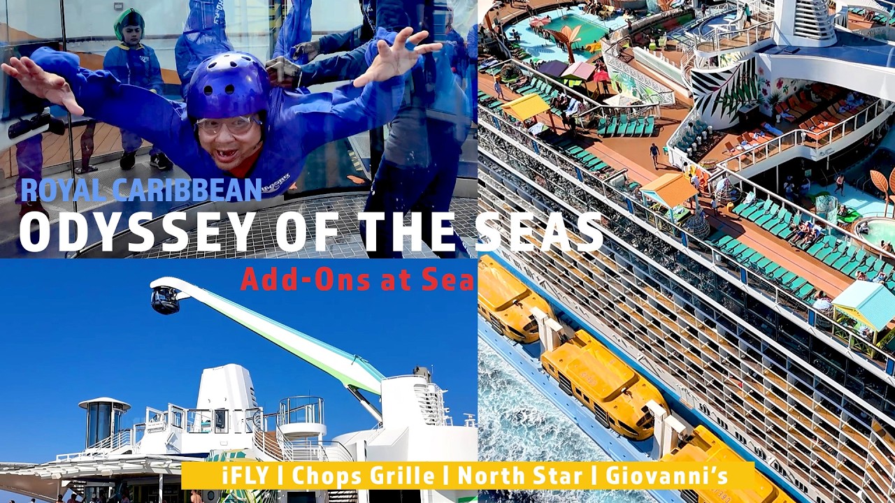 iFly Skydiving Simulator and Specialty Dining on Odyssey of the Seas