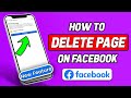 How To Delete Facebook Page 2024 (Updated)