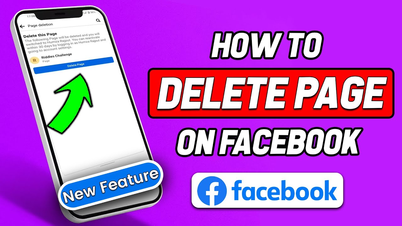 How To Delete Facebook Page 2024 (Updated) - YouTube
