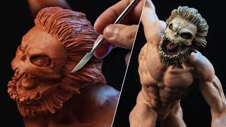 Sculpting JAW TITAN | Attack On Titan [ Shingeki No Kyojin ]